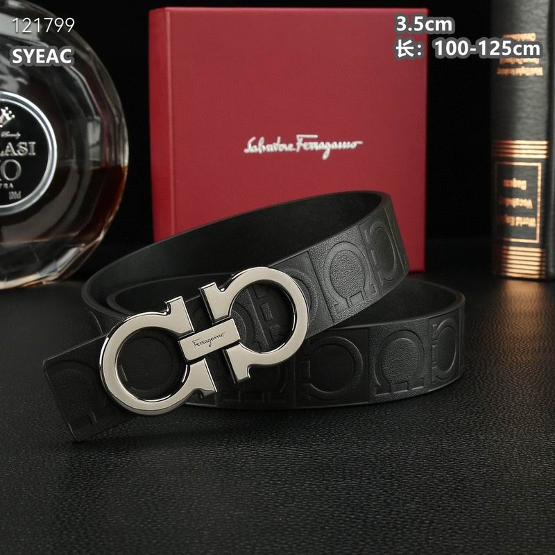 Ferragamo belt 35mmX100-125cm 8L (514)