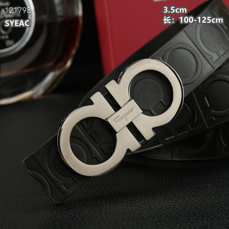 Ferragamo belt 35mmX100-125cm 8L (517)