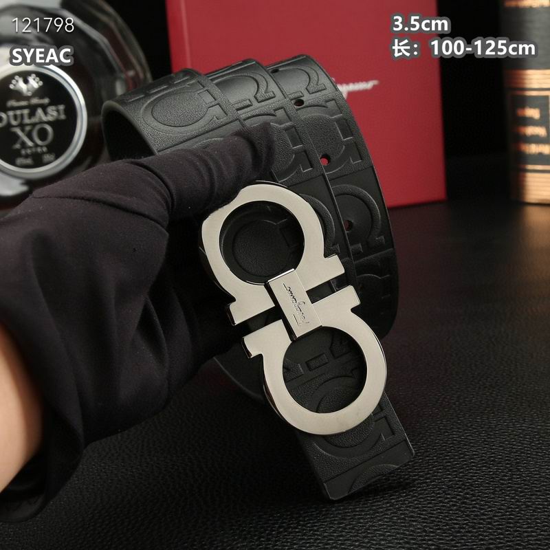 Ferragamo belt 35mmX100-125cm 8L (519)