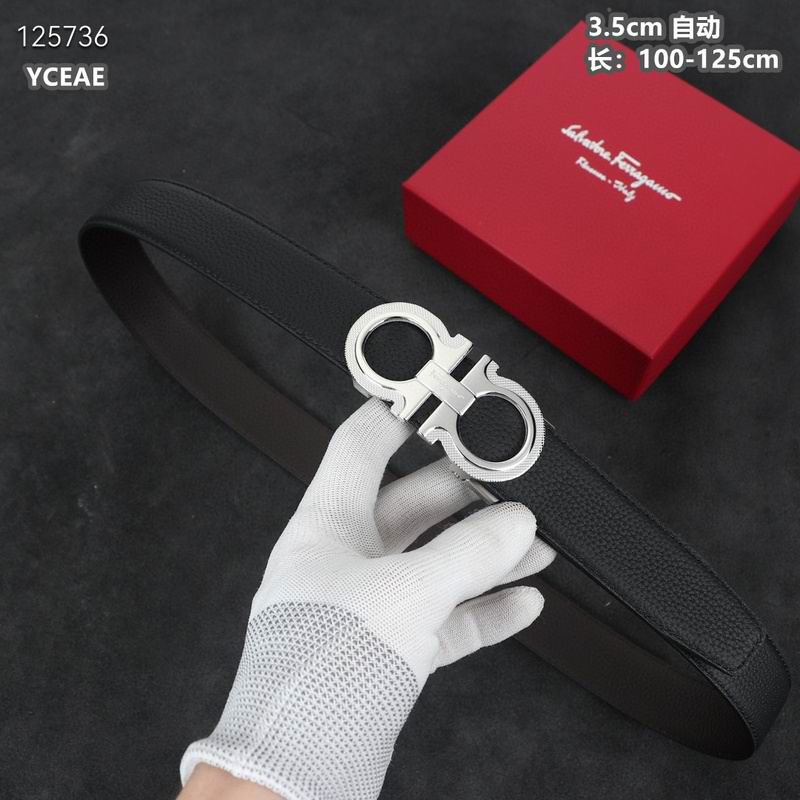 Ferragamo belt 35mmX100-125cm 8L (52)