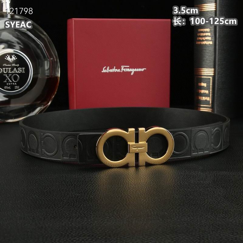 Ferragamo belt 35mmX100-125cm 8L (520)