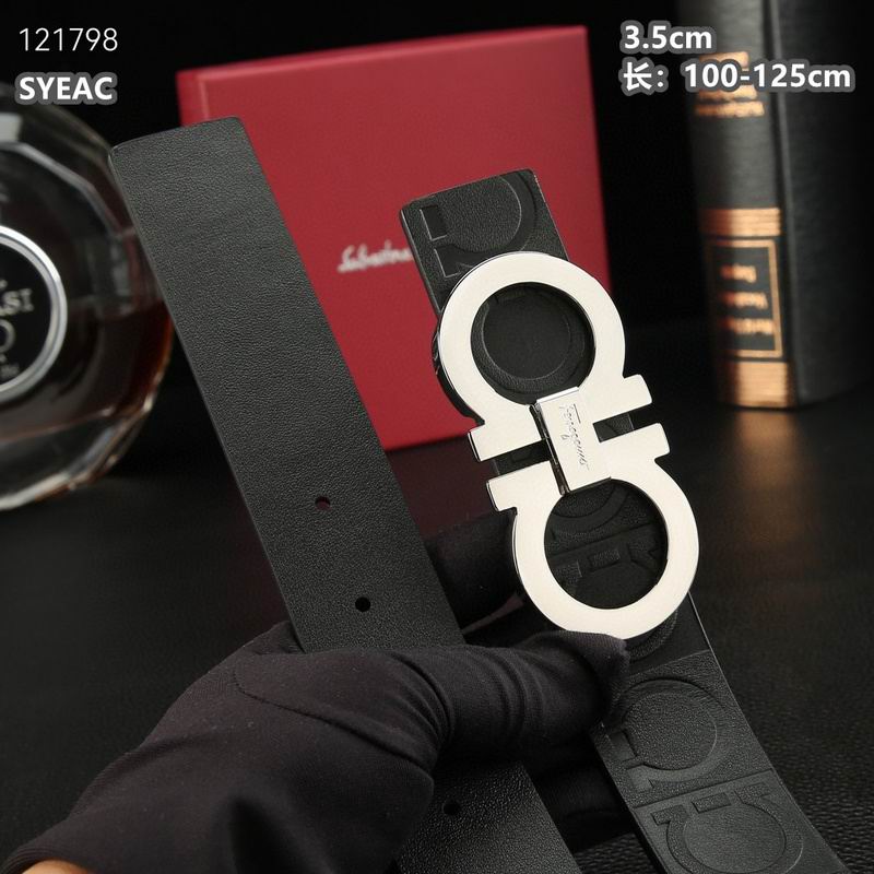 Ferragamo belt 35mmX100-125cm 8L (522)