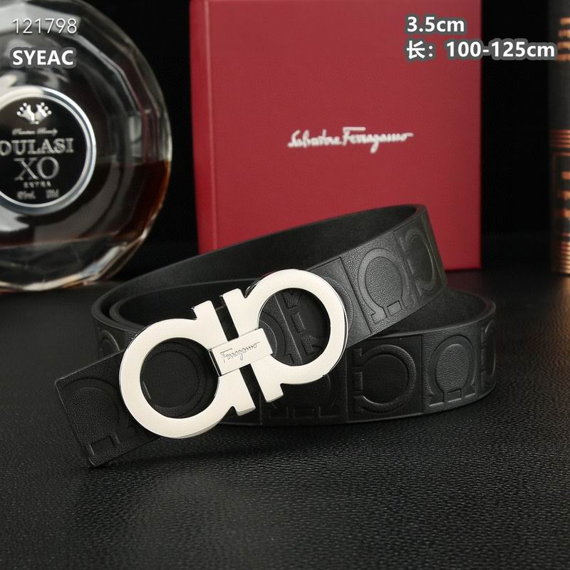 Ferragamo belt 35mmX100-125cm 8L (523)