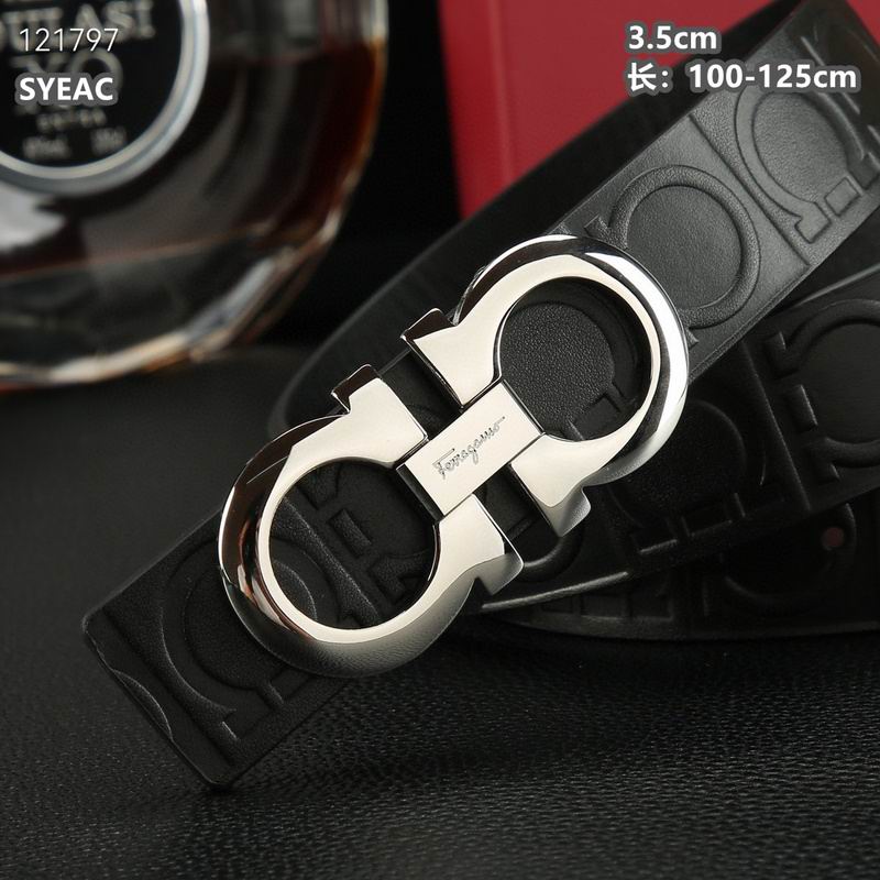 Ferragamo belt 35mmX100-125cm 8L (527)