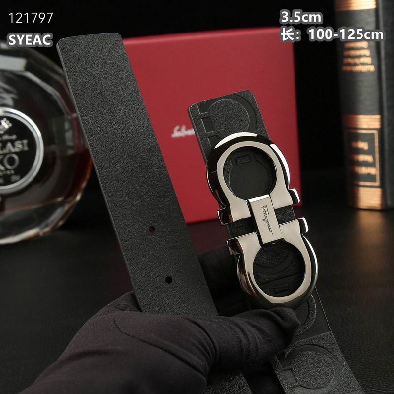 Ferragamo belt 35mmX100-125cm 8L (531)