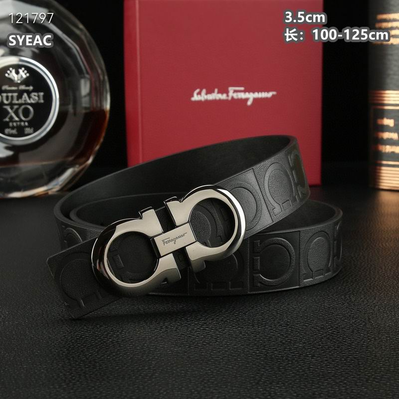 Ferragamo belt 35mmX100-125cm 8L (532)