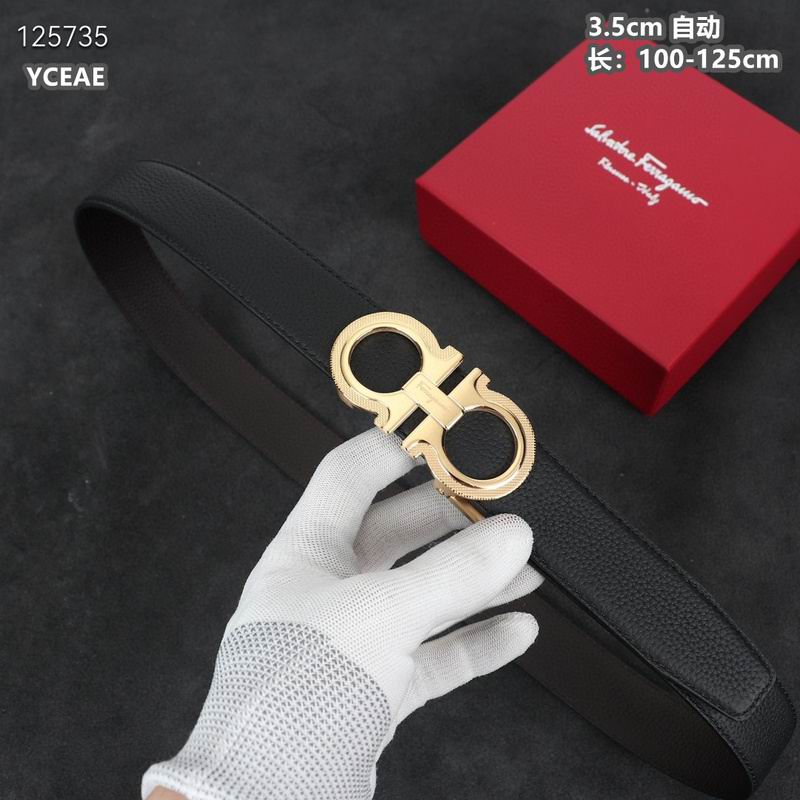 Ferragamo belt 35mmX100-125cm 8L (56)