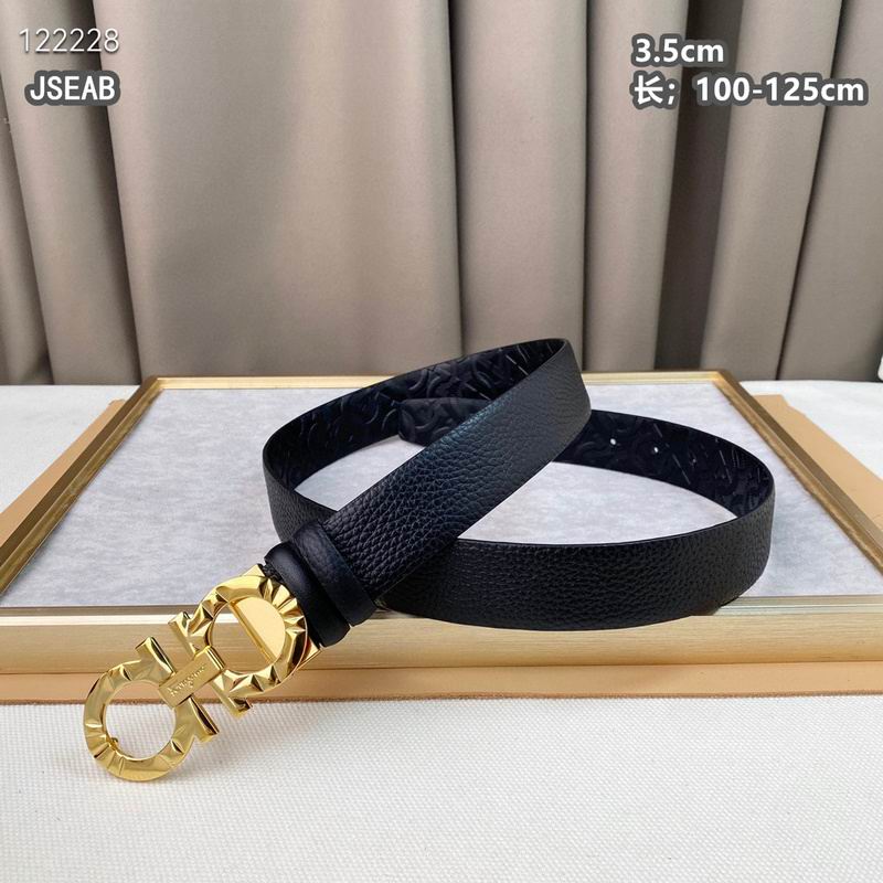 Ferragamo belt 35mmX100-125cm 8L (562)