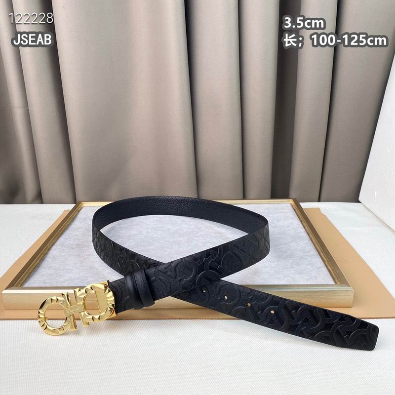 Ferragamo belt 35mmX100-125cm 8L (564)