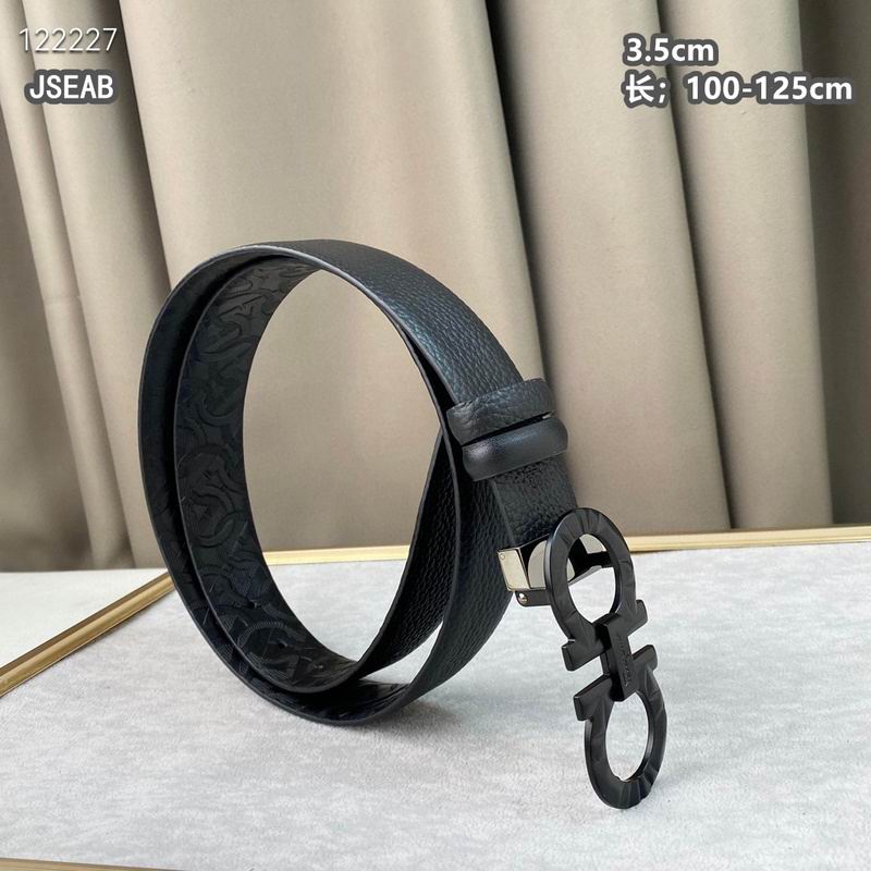 Ferragamo belt 35mmX100-125cm 8L (565)