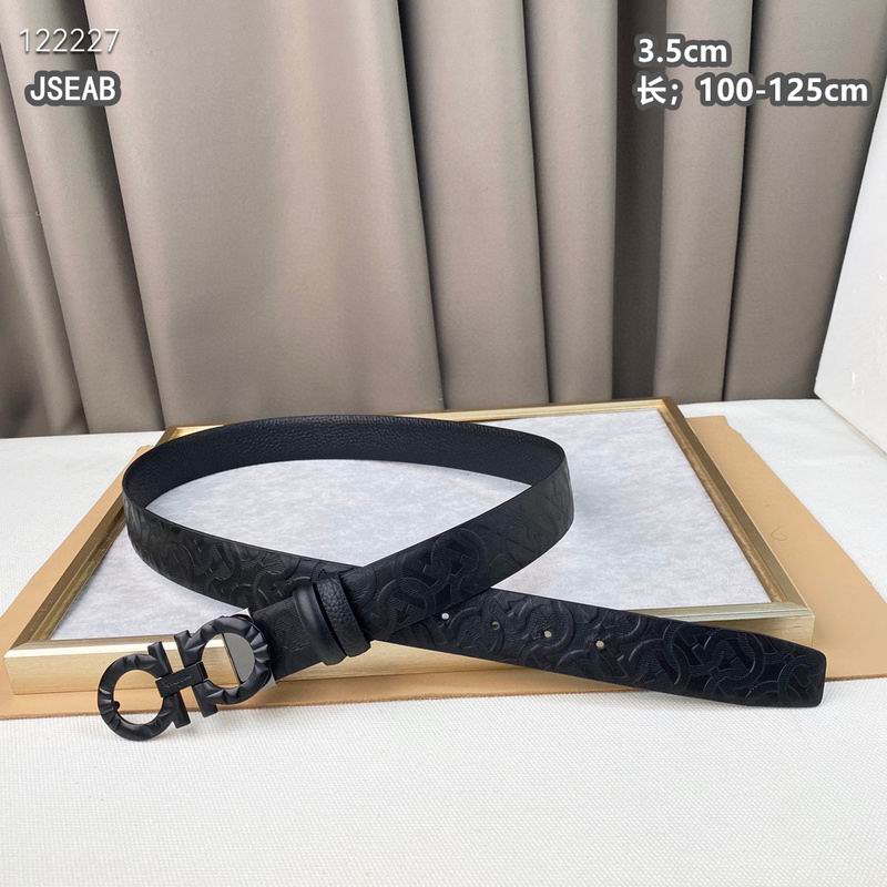 Ferragamo belt 35mmX100-125cm 8L (567)