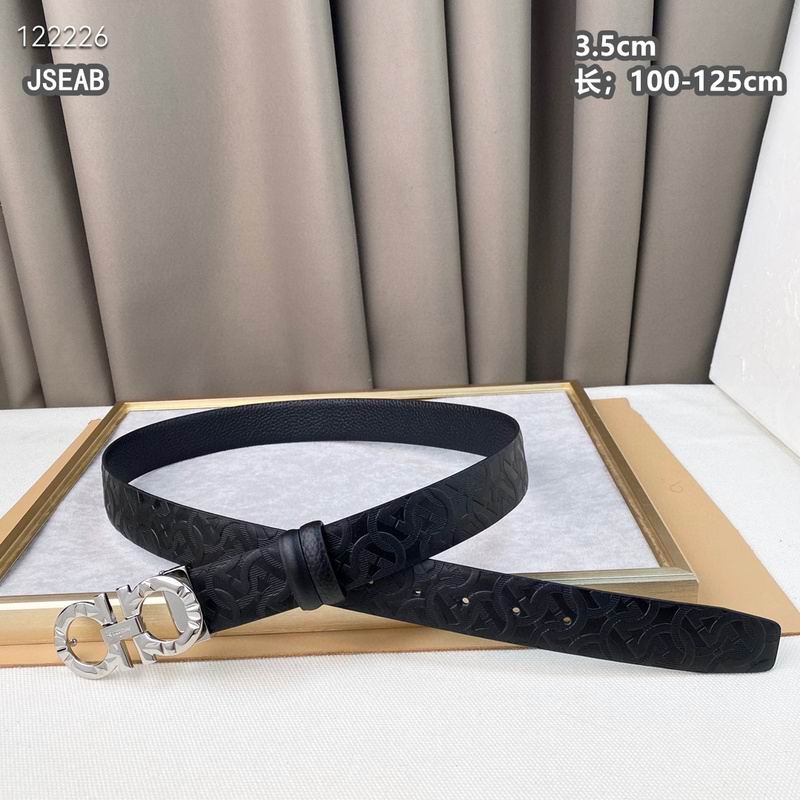 Ferragamo belt 35mmX100-125cm 8L (571)