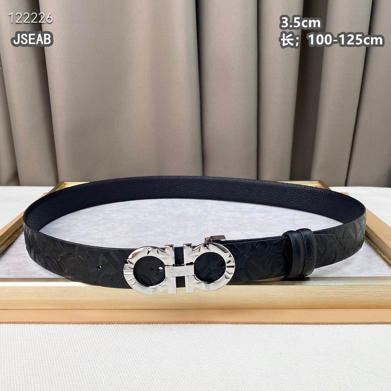 Ferragamo belt 35mmX100-125cm 8L (572)