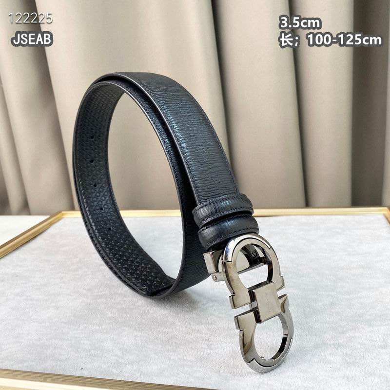 Ferragamo belt 35mmX100-125cm 8L (573)
