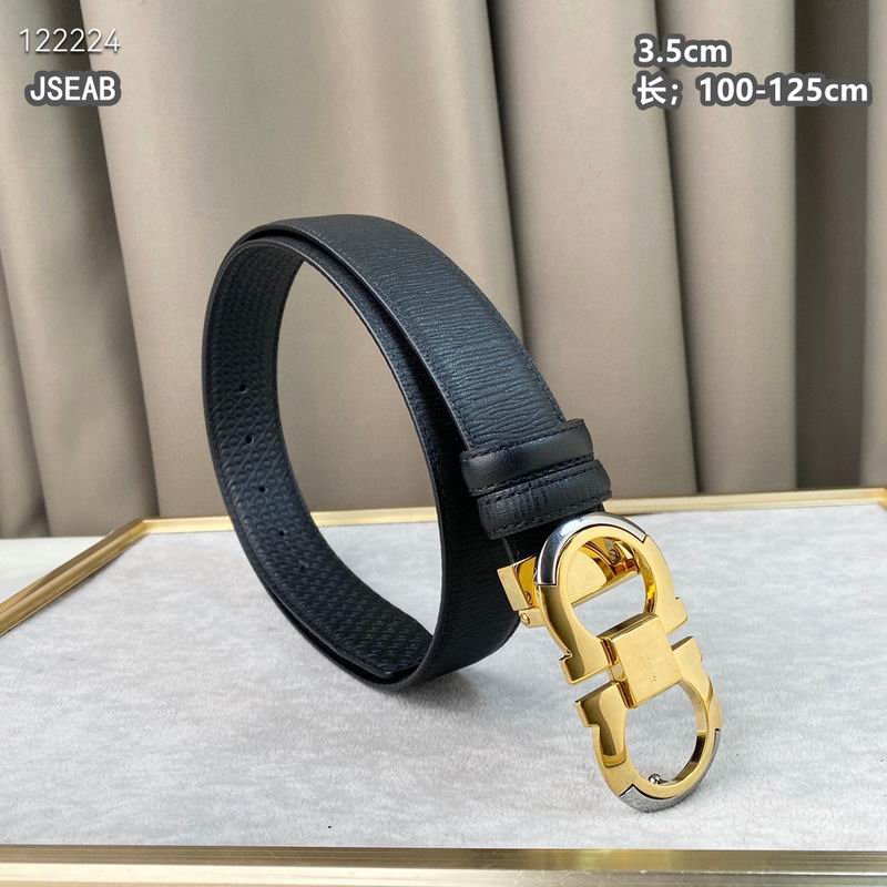 Ferragamo belt 35mmX100-125cm 8L (577)