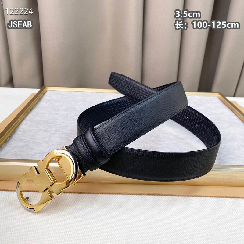 Ferragamo belt 35mmX100-125cm 8L (578)