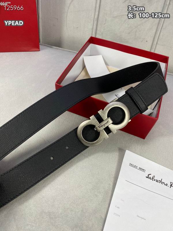 Ferragamo belt 35mmX100-125cm 8L (58)