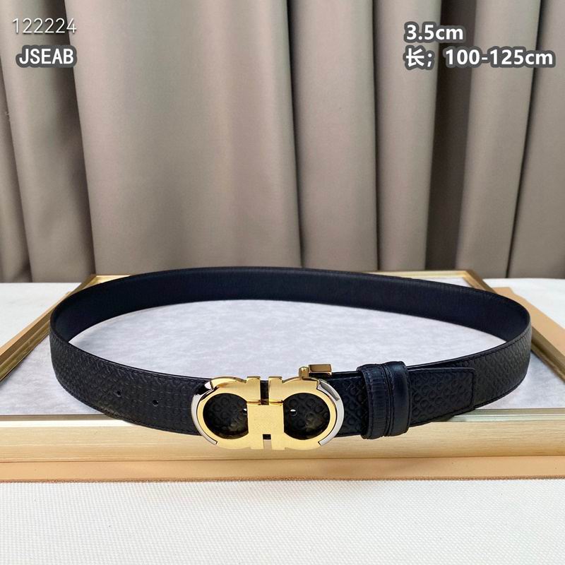 Ferragamo belt 35mmX100-125cm 8L (580)