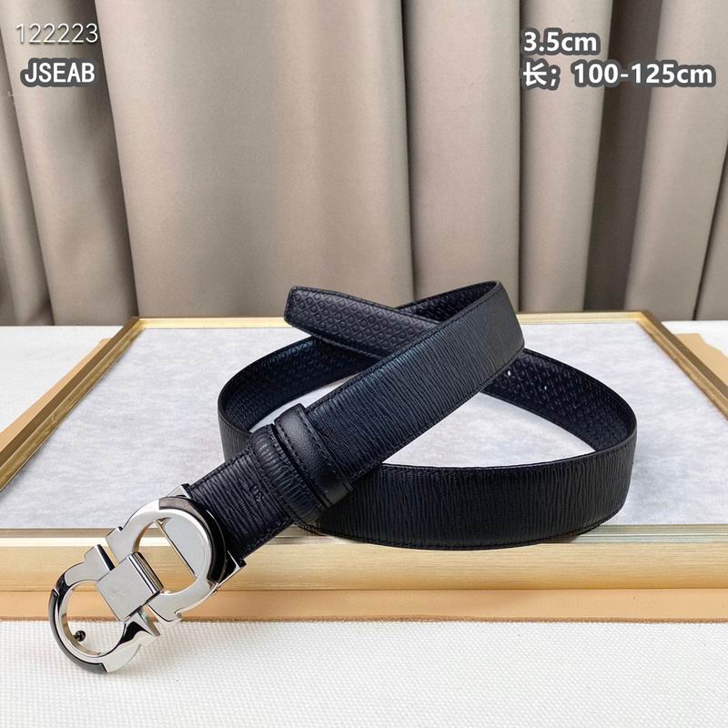 Ferragamo belt 35mmX100-125cm 8L (582)