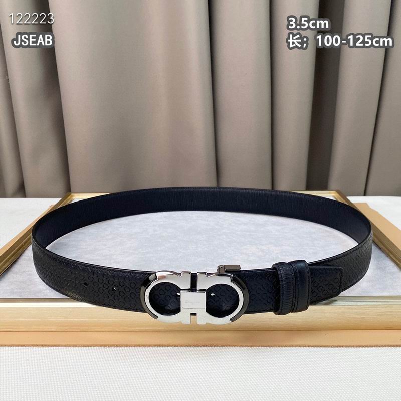 Ferragamo belt 35mmX100-125cm 8L (583)