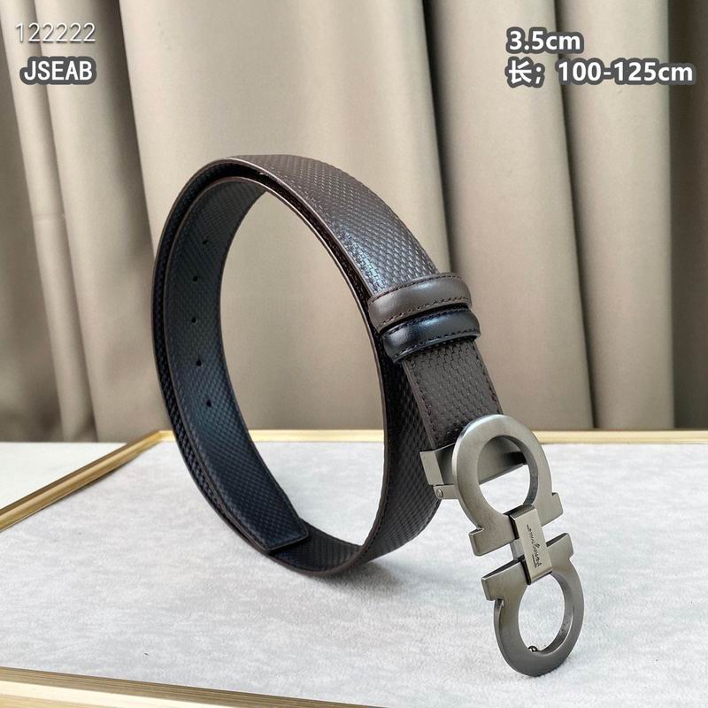 Ferragamo belt 35mmX100-125cm 8L (584)