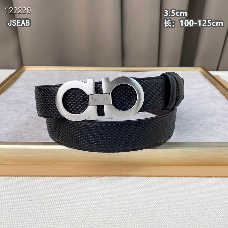 Ferragamo belt 35mmX100-125cm 8L (589)