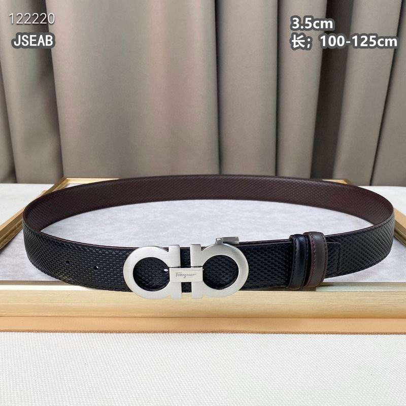 Ferragamo belt 35mmX100-125cm 8L (590)