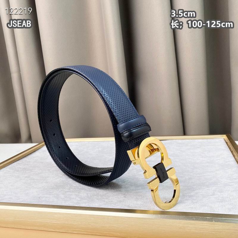 Ferragamo belt 35mmX100-125cm 8L (591)