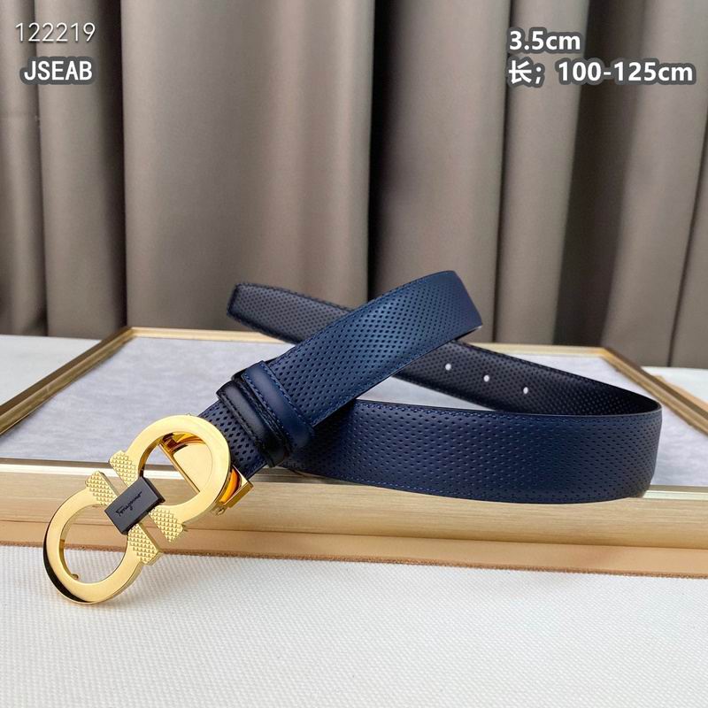 Ferragamo belt 35mmX100-125cm 8L (592)