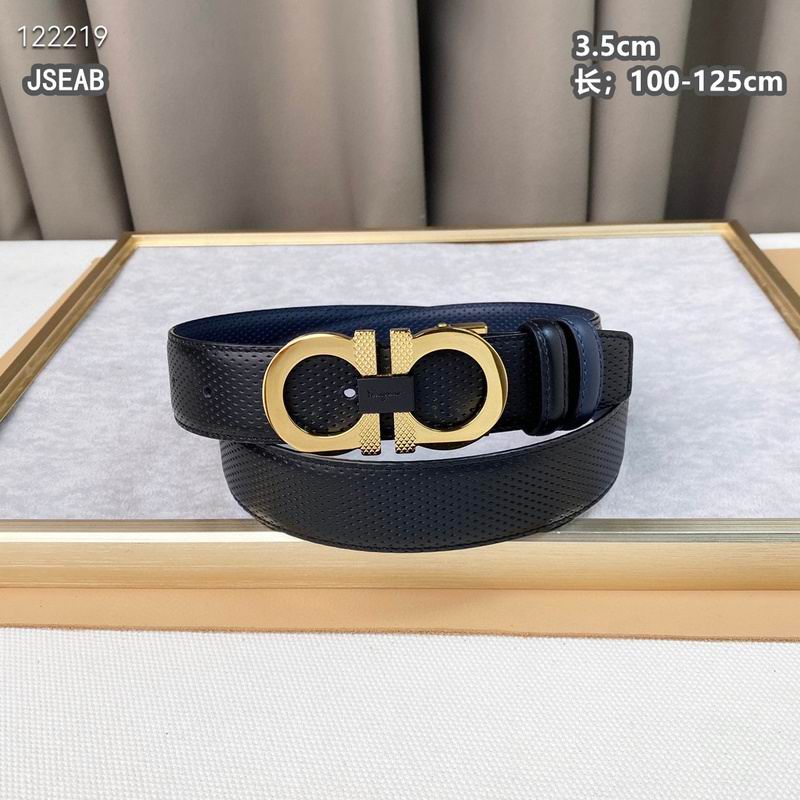 Ferragamo belt 35mmX100-125cm 8L (593)