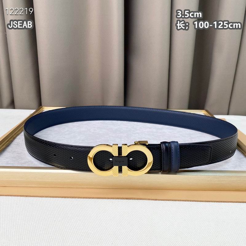 Ferragamo belt 35mmX100-125cm 8L (594)
