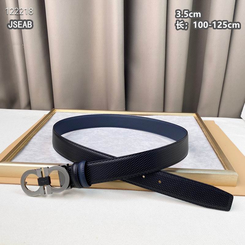 Ferragamo belt 35mmX100-125cm 8L (597)