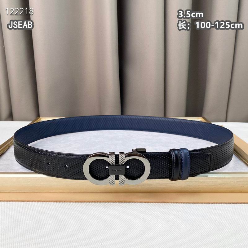 Ferragamo belt 35mmX100-125cm 8L (598)