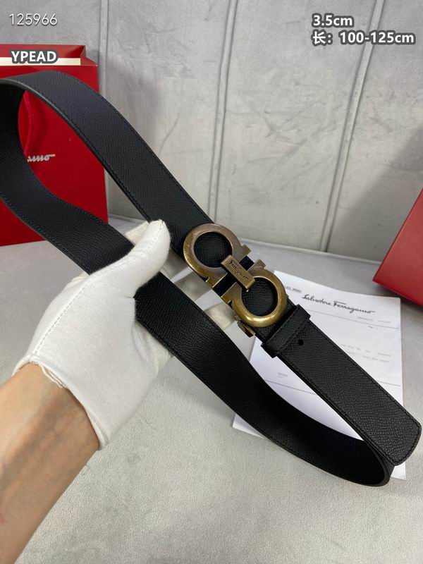 Ferragamo belt 35mmX100-125cm 8L (60)