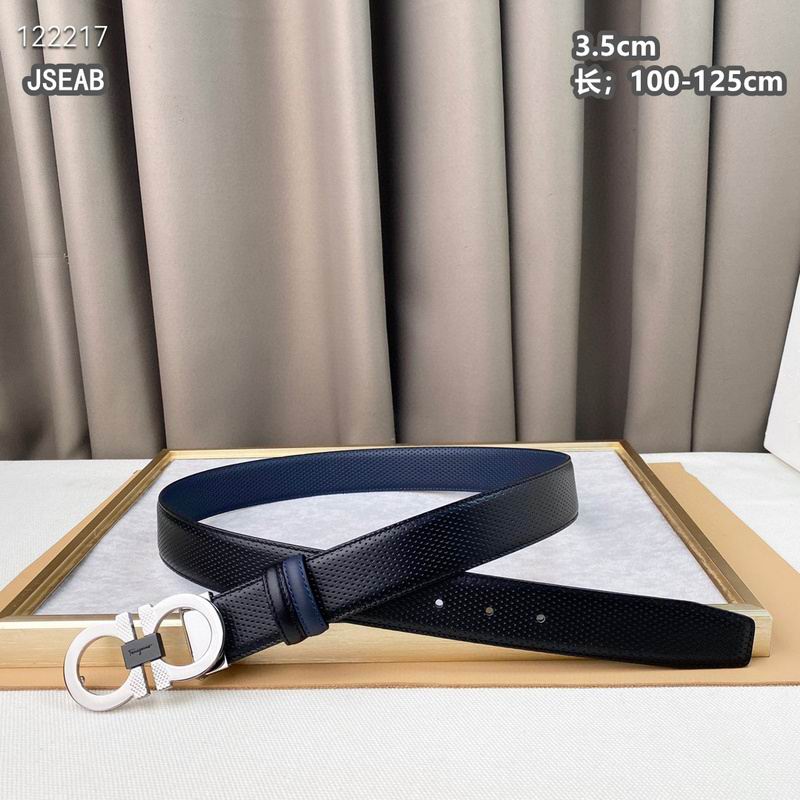 Ferragamo belt 35mmX100-125cm 8L (601)