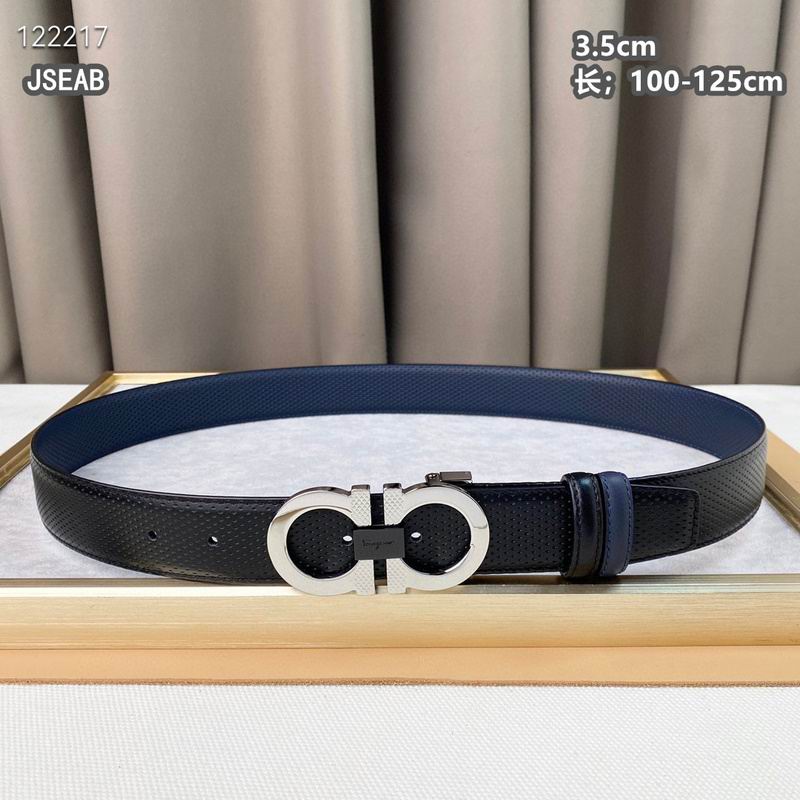 Ferragamo belt 35mmX100-125cm 8L (602)