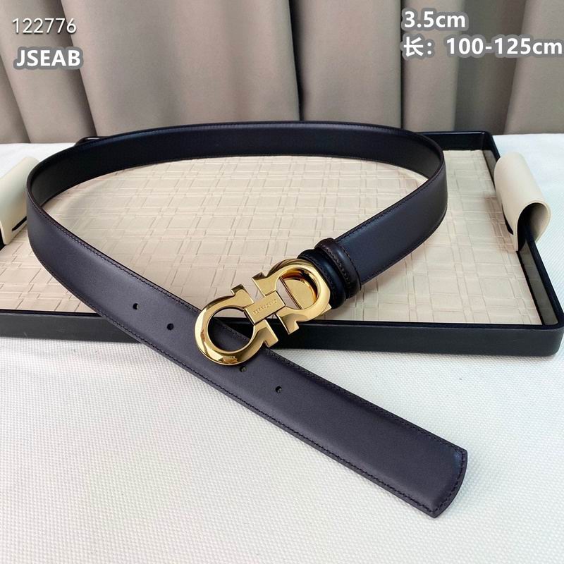 Ferragamo belt 35mmX100-125cm 8L (603)