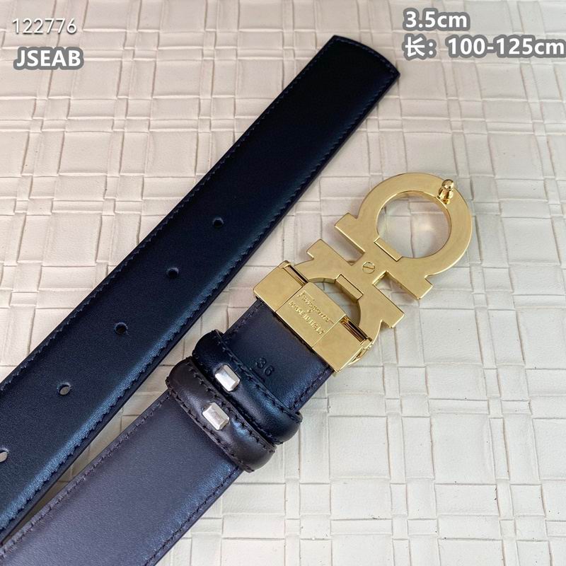 Ferragamo belt 35mmX100-125cm 8L (605)