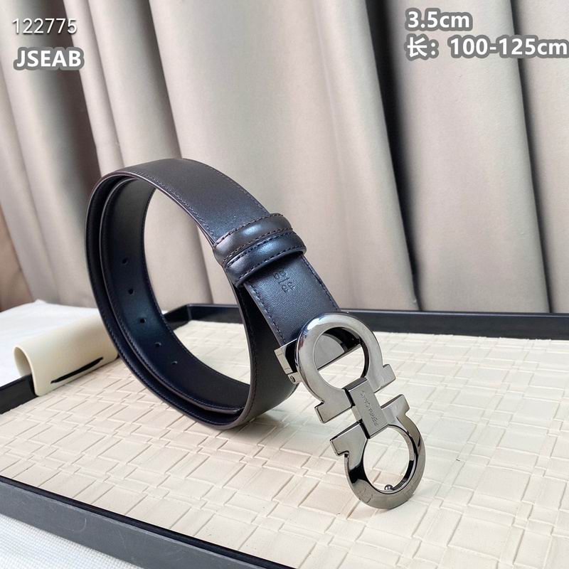 Ferragamo belt 35mmX100-125cm 8L (608)