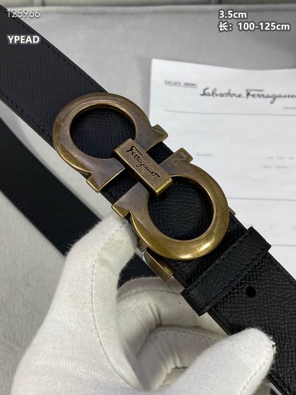 Ferragamo belt 35mmX100-125cm 8L (61)