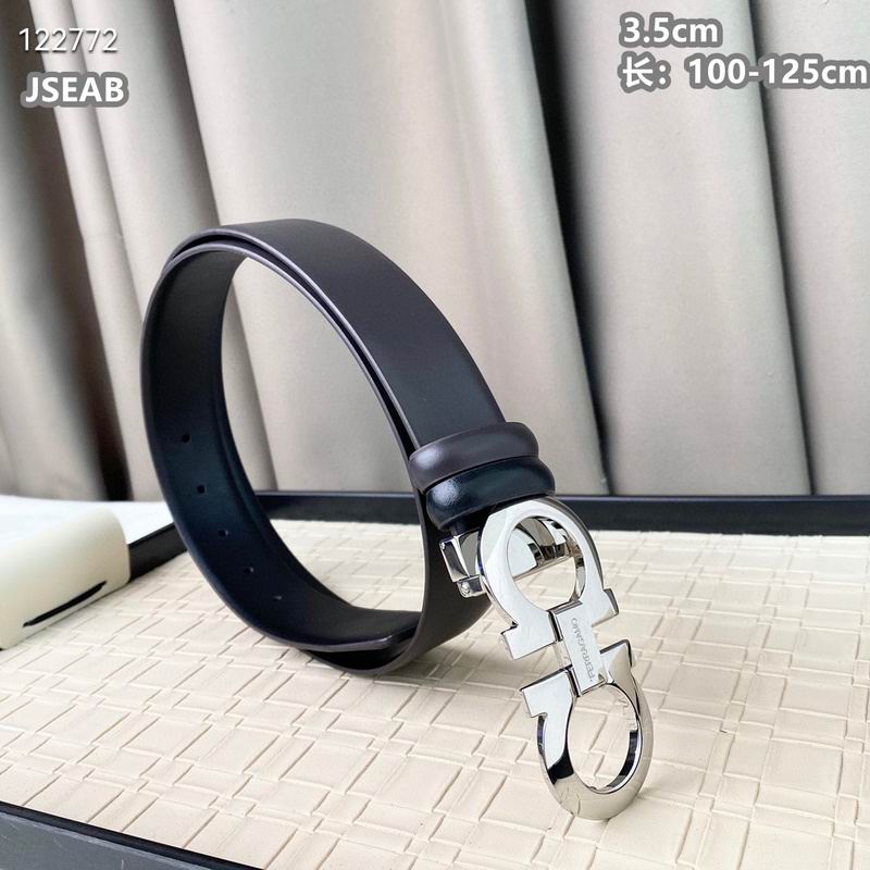 Ferragamo belt 35mmX100-125cm 8L (618)