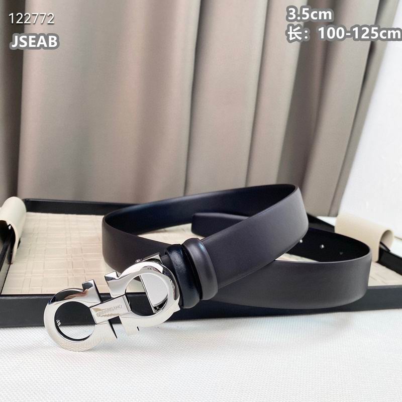 Ferragamo belt 35mmX100-125cm 8L (619)