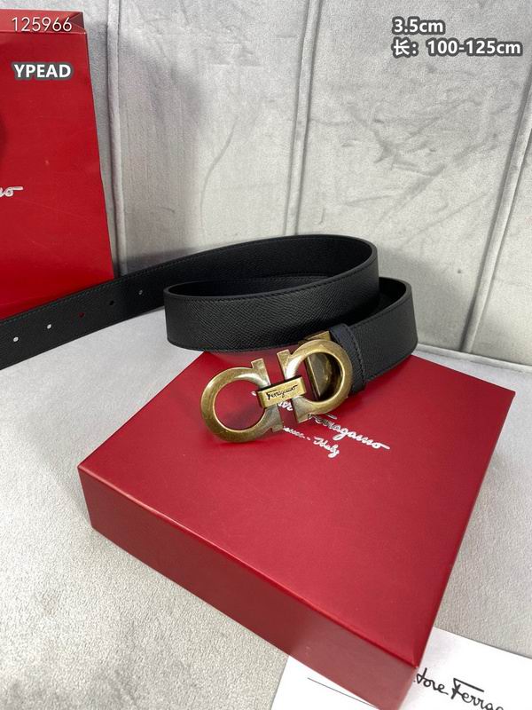 Ferragamo belt 35mmX100-125cm 8L (62)