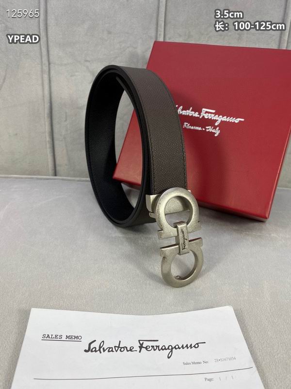 Ferragamo belt 35mmX100-125cm 8L (64)