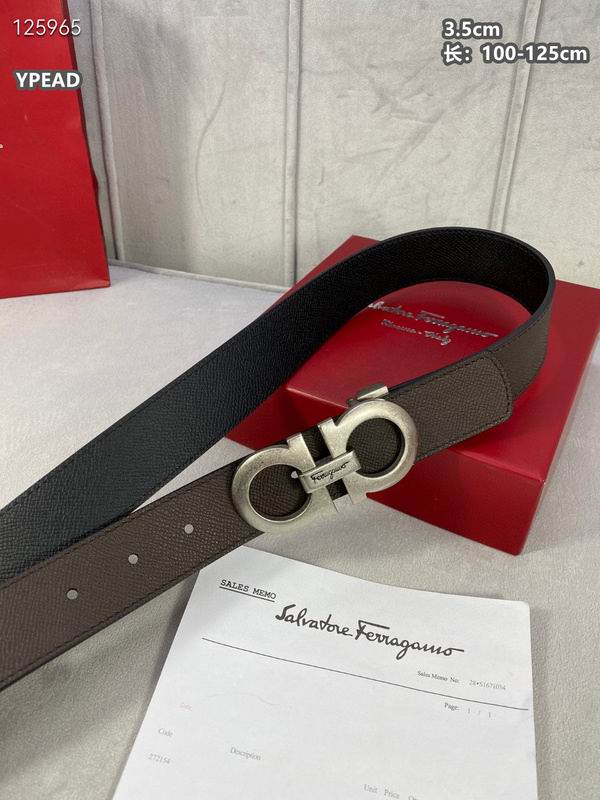 Ferragamo belt 35mmX100-125cm 8L (65)