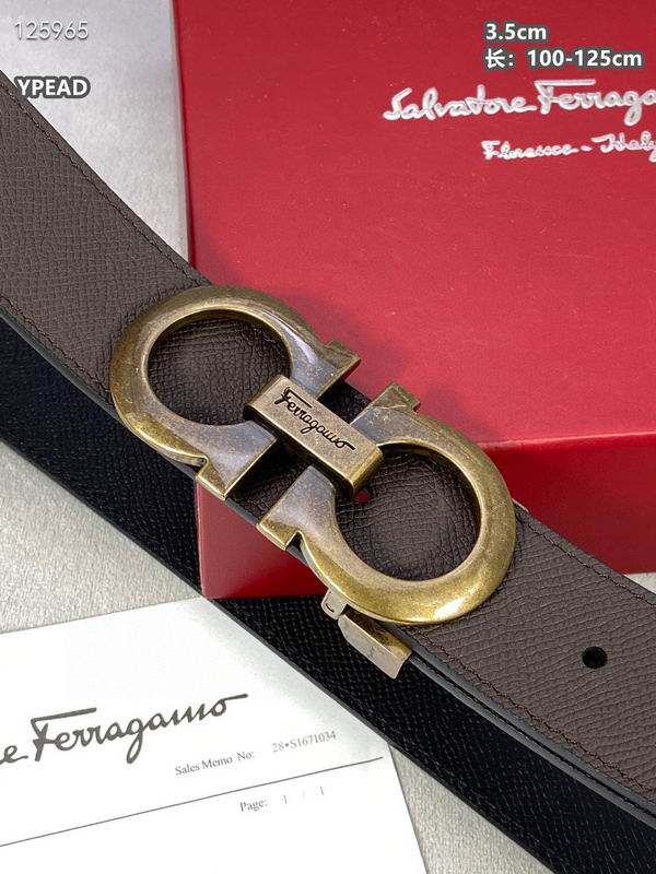Ferragamo belt 35mmX100-125cm 8L (68)