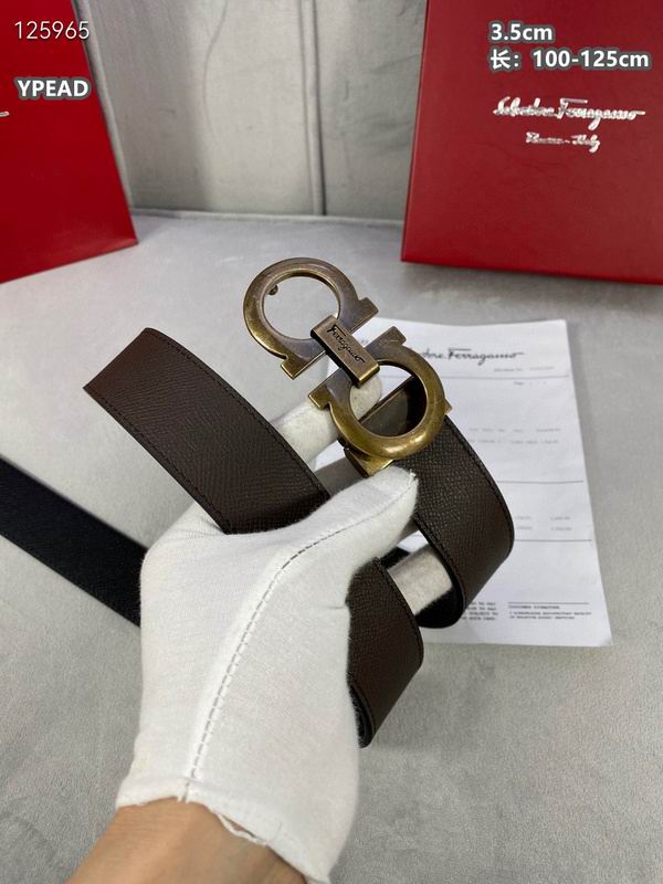 Ferragamo belt 35mmX100-125cm 8L (69)