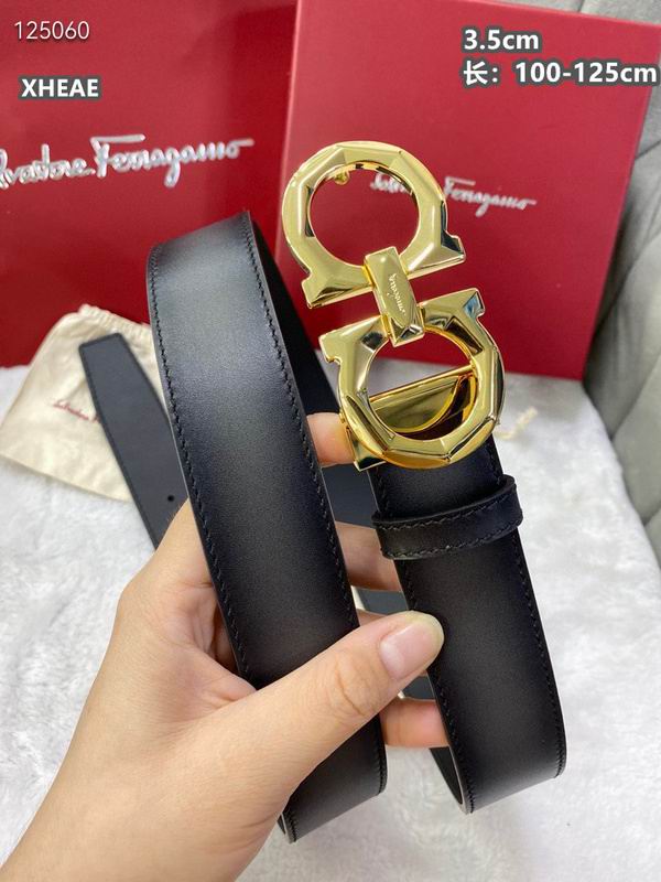 Ferragamo belt 35mmX100-125cm 8L (70)