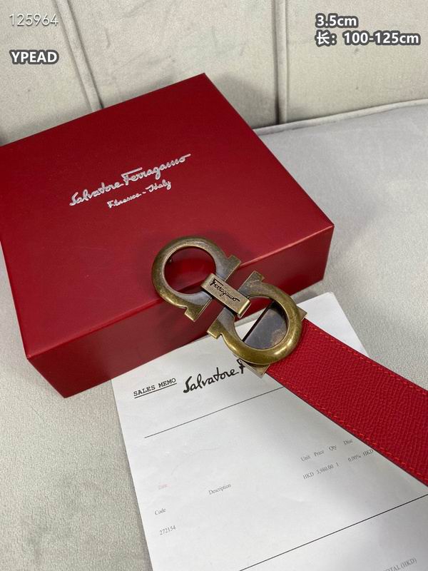 Ferragamo belt 35mmX100-125cm 8L (71)