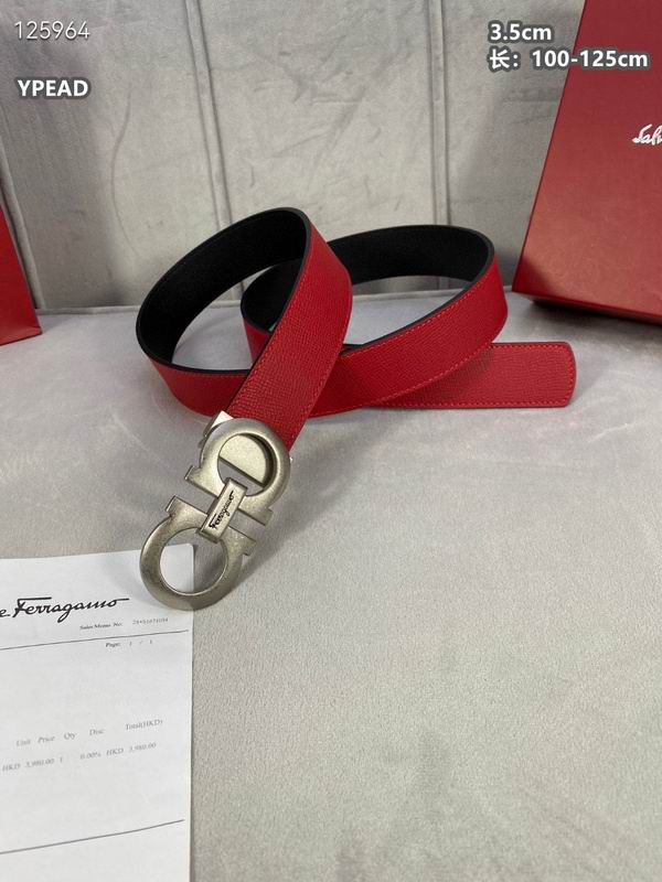 Ferragamo belt 35mmX100-125cm 8L (74)